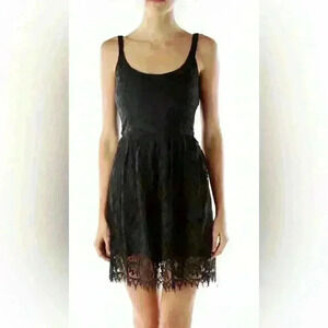 BB Dakota Black Lace Cocktail Dress Size 0